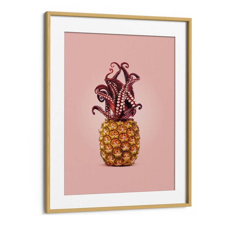 kitchen painting - OCTOPUS PINEAPPLE by Asianmonk