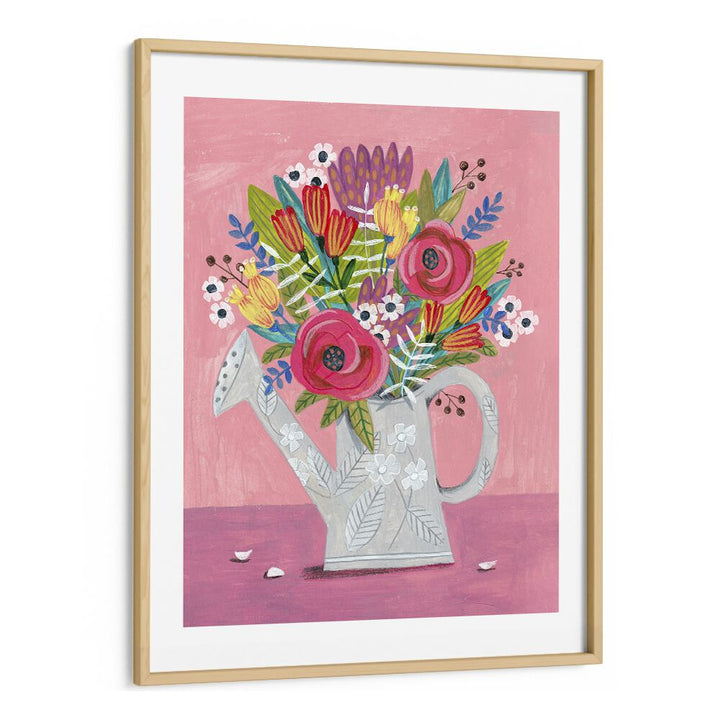 WATERING CAN WITH FLOWERS