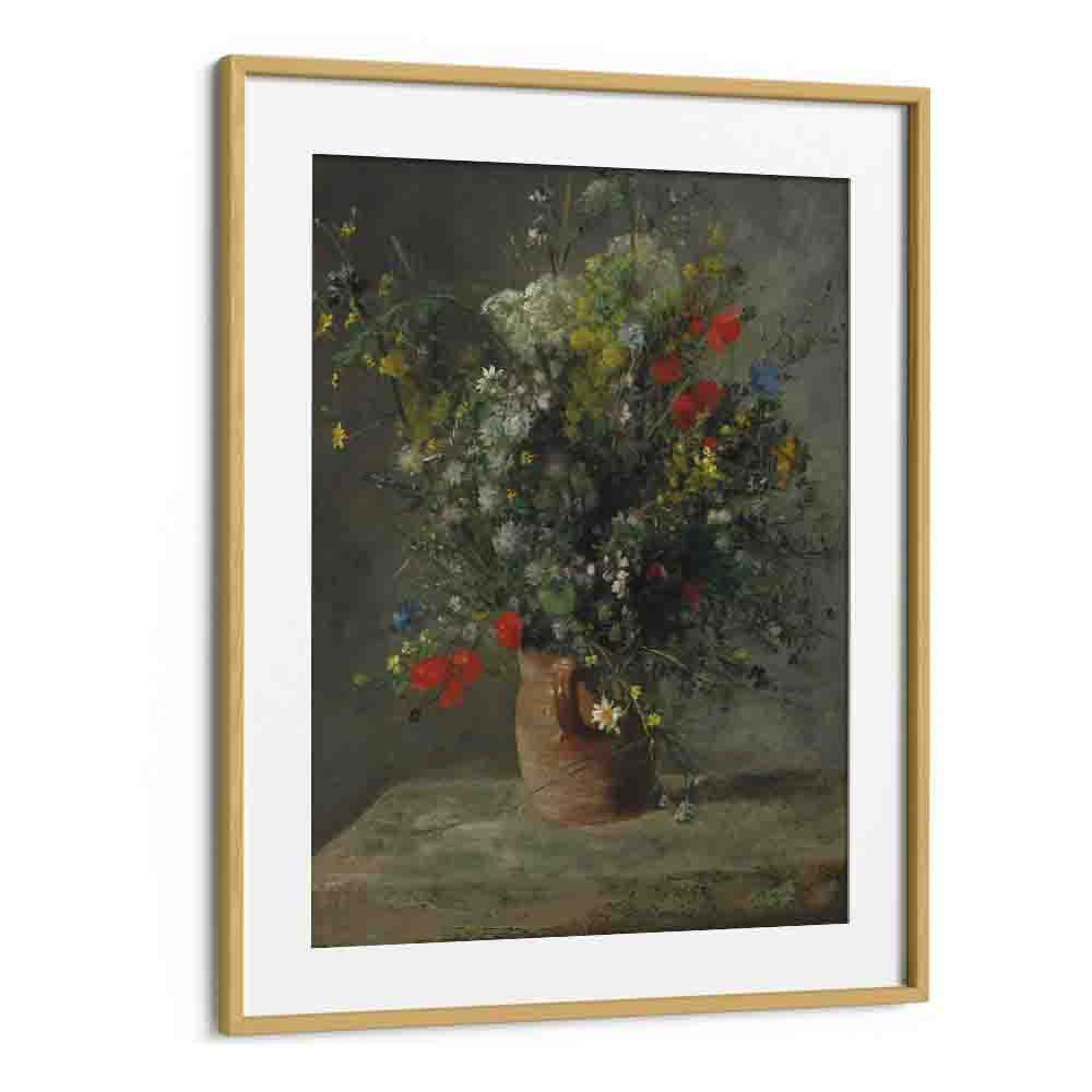 comic painting - FLOWERS IN A VASE (C. 1866) by Asianmonk