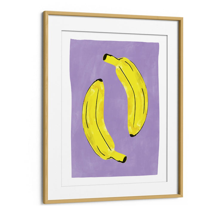 YELLOW BANANAS BY ELENA RISTOVA, KITCHEN ART PAINTINGS