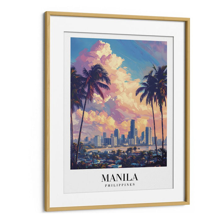 TRAVEL ART painting - MANILA CITY - PHILIPPINES by Asianmonk