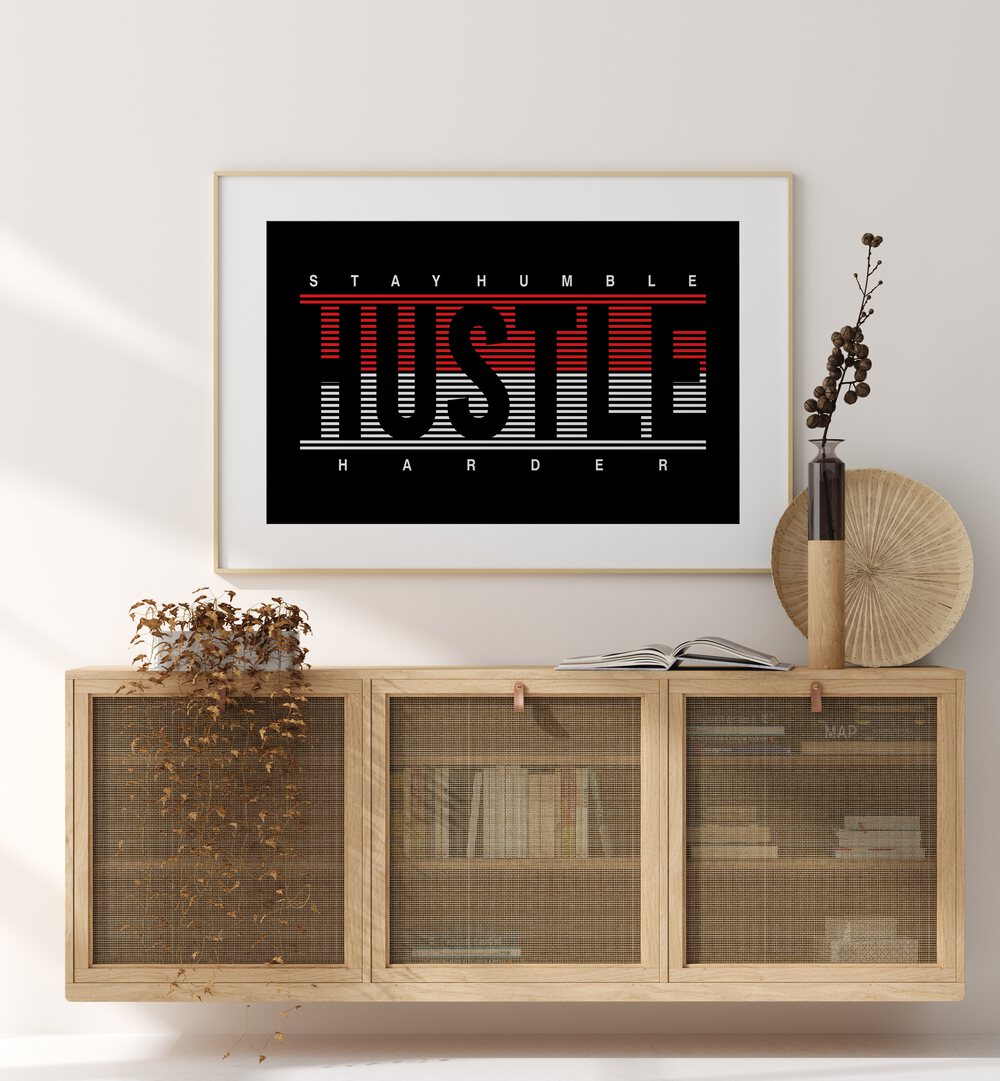 ABSTRACT painting - STAY HUMBLE HUSTLE HARDER II by Asianmonk