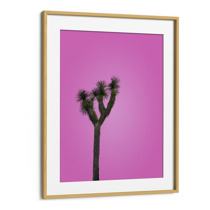 surreal painting - JOSHUA TREE WITH PINK SKY by Asianmonk