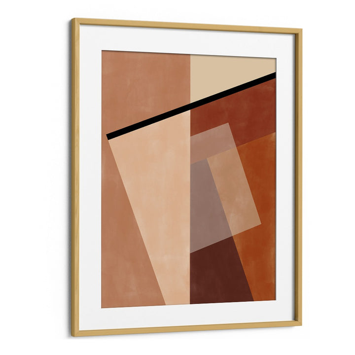 TERRACOTTA SQUARES BY ELENA RISTOVA, GEOMETRIC ART PRINTS