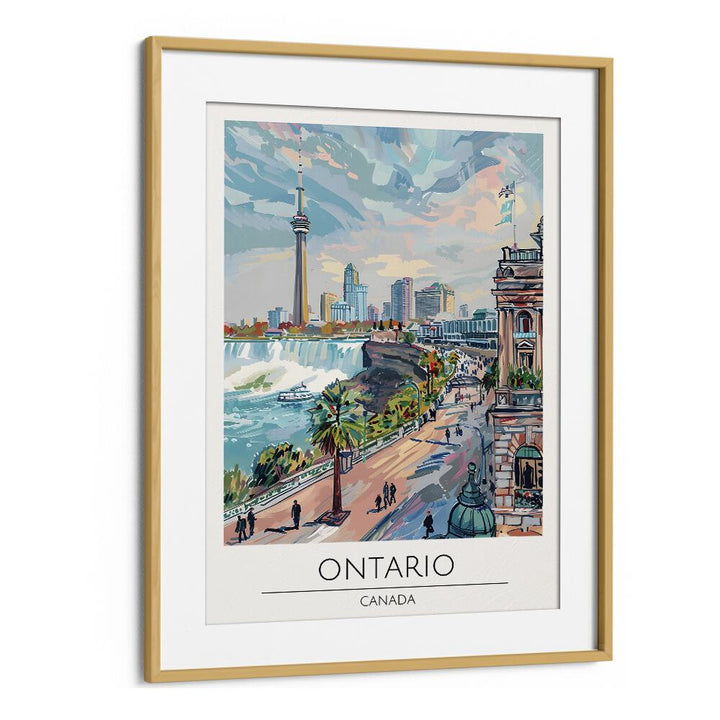 TRAVEL ART painting - ONTARIO - CANADA TRAVEL ART by Asianmonk