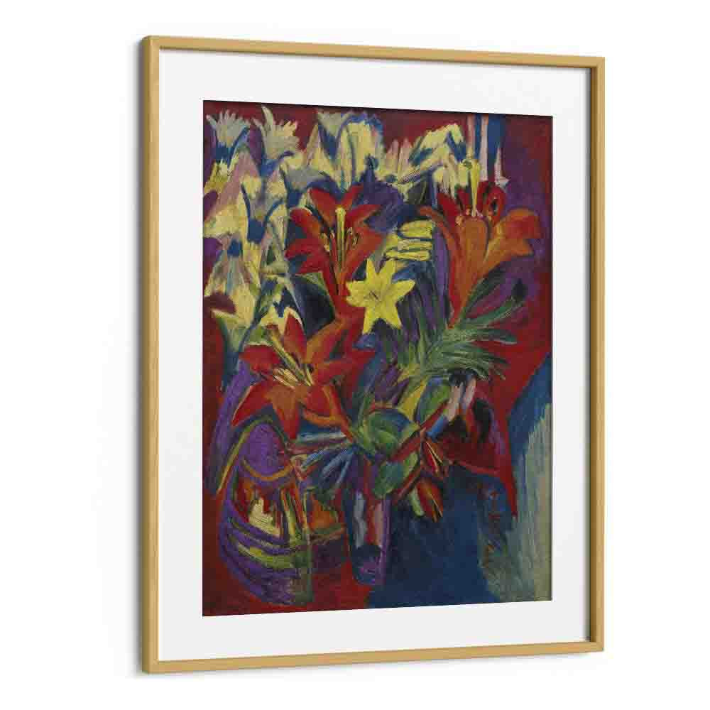 paul klee painting - ERNST LUDWIG KIRCHNER'S STILL LIFE WITH LILIES (1917) by Asianmonk