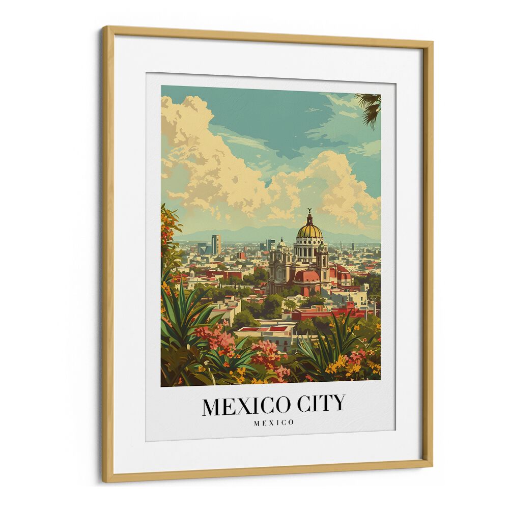 TRAVEL ART painting - MEXICO CITY - MEXICO by Asianmonk