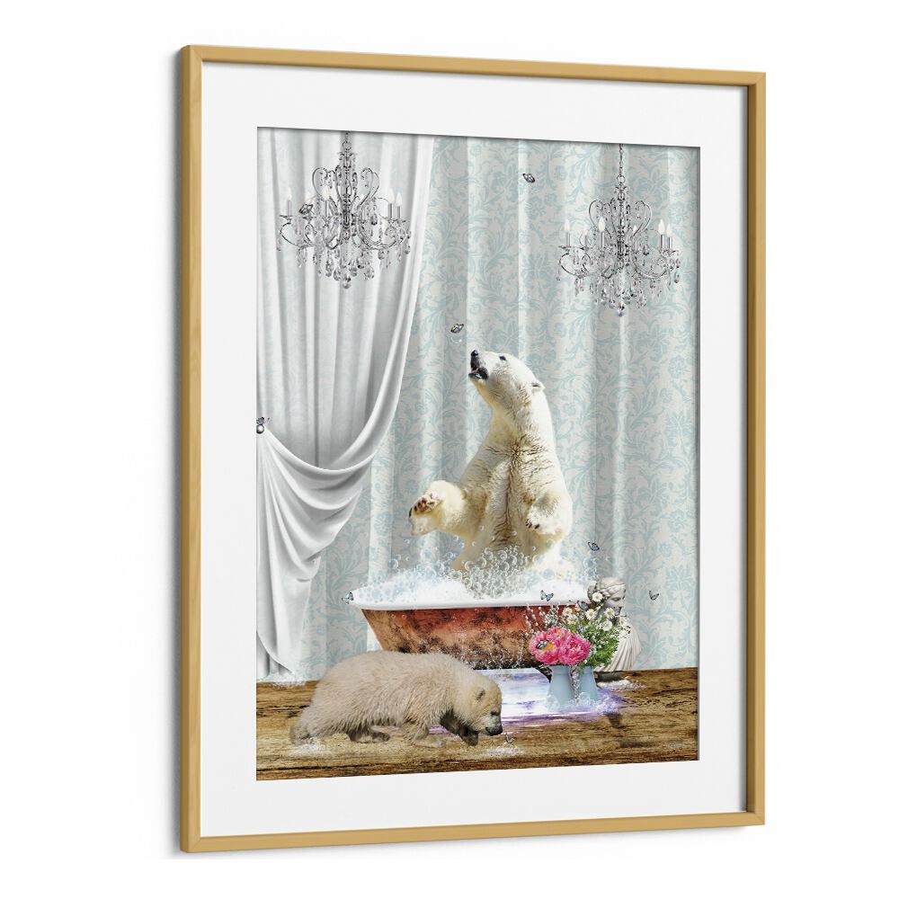 Quotes painting - POLAR BEARS A BUBBLES by Asianmonk