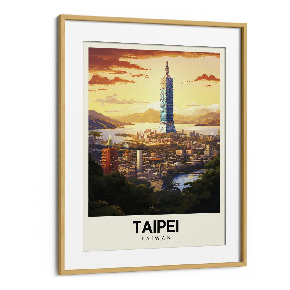 TRAVEL ART painting - TAIPEI TAPESTRY: A VISUAL JOURNEY THROUGH TAIWAN'S CAPITAL by Asianmonk