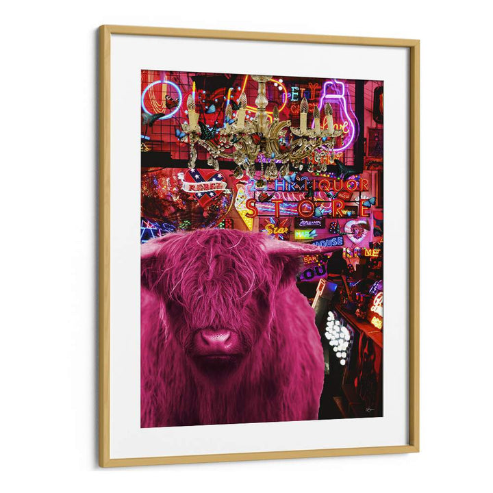 Quotes painting - PINKIE MOO COW WENT TO THE DISCO by Asianmonk