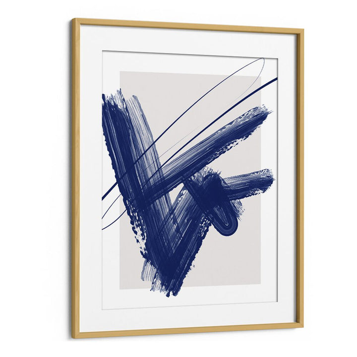Stunning BLUE INK , ABSTRACT PAINTINGS by Elena Ristova, featuring bold brush strokes and creative expression.