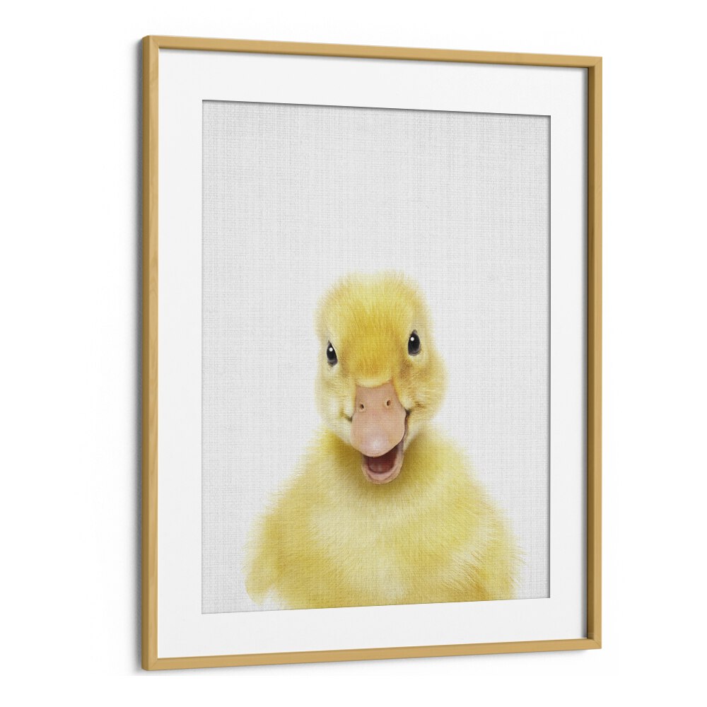 PEEKABOO BABY DUCK BY LOLA PEACOCK  , KIDS ROOM PAINTINGS , KIDS ROOM WALL ART