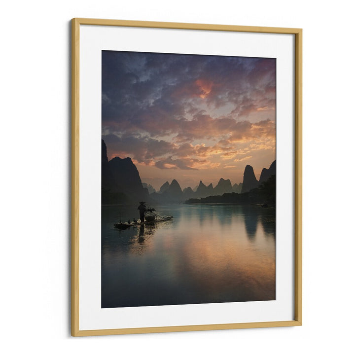 Christian Meermann painting - LI RIVER SUNRISE BY YAN ZHANG by Asianmonk