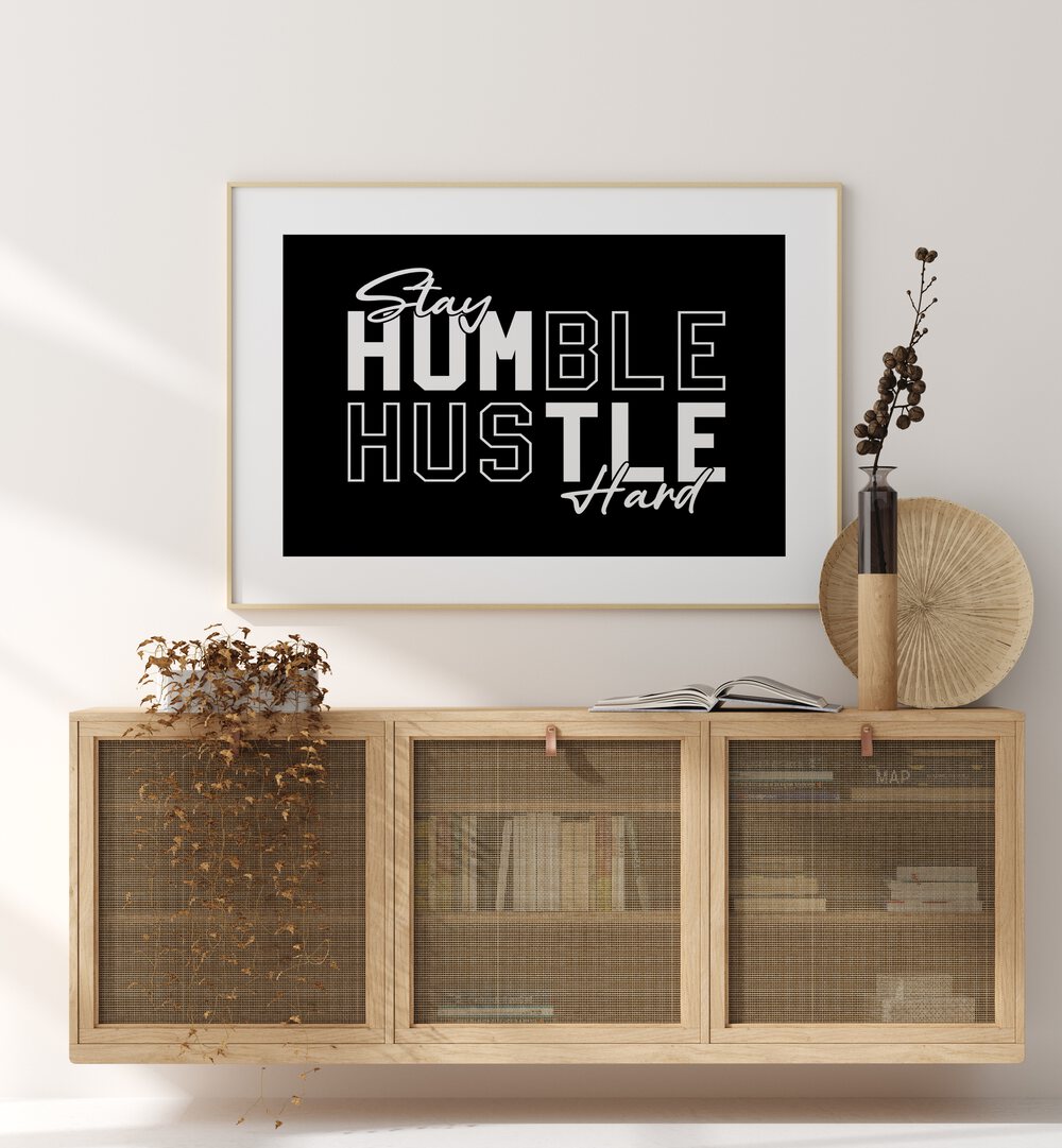 ABSTRACT painting - STAY HUMBLE HUSTLE HARD III by Asianmonk