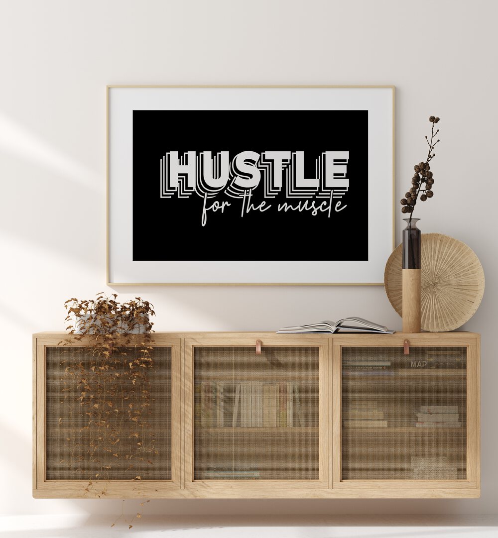 ABSTRACT painting - HUSTLE FOR THE MUSCLE by Asianmonk