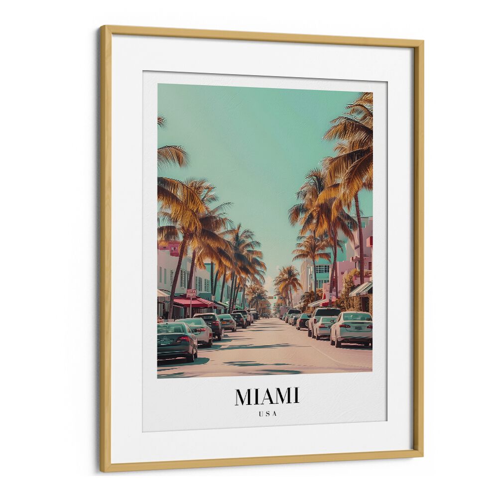 TRAVEL ART painting - MIAMI - USA by Asianmonk