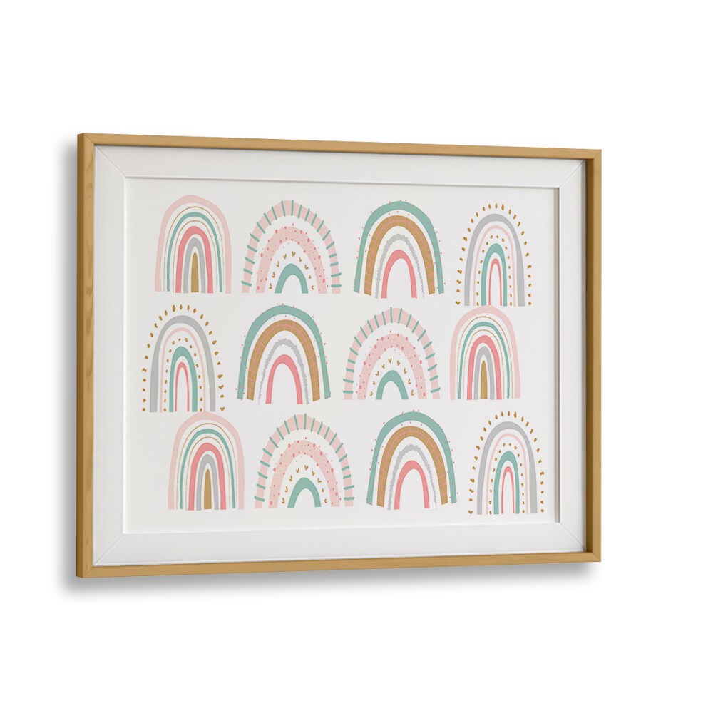 RAINBOWS WHITE KIDS ROOM PAINTINGS