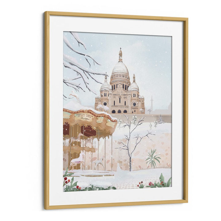 kitchen painting - WINTER IN PARIS BY PETRA LIDZE by Asianmonk