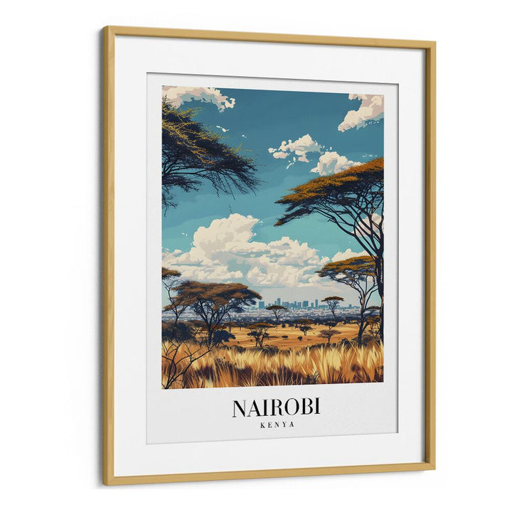 TRAVEL ART painting - NAIROBI - KENYA by Asianmonk