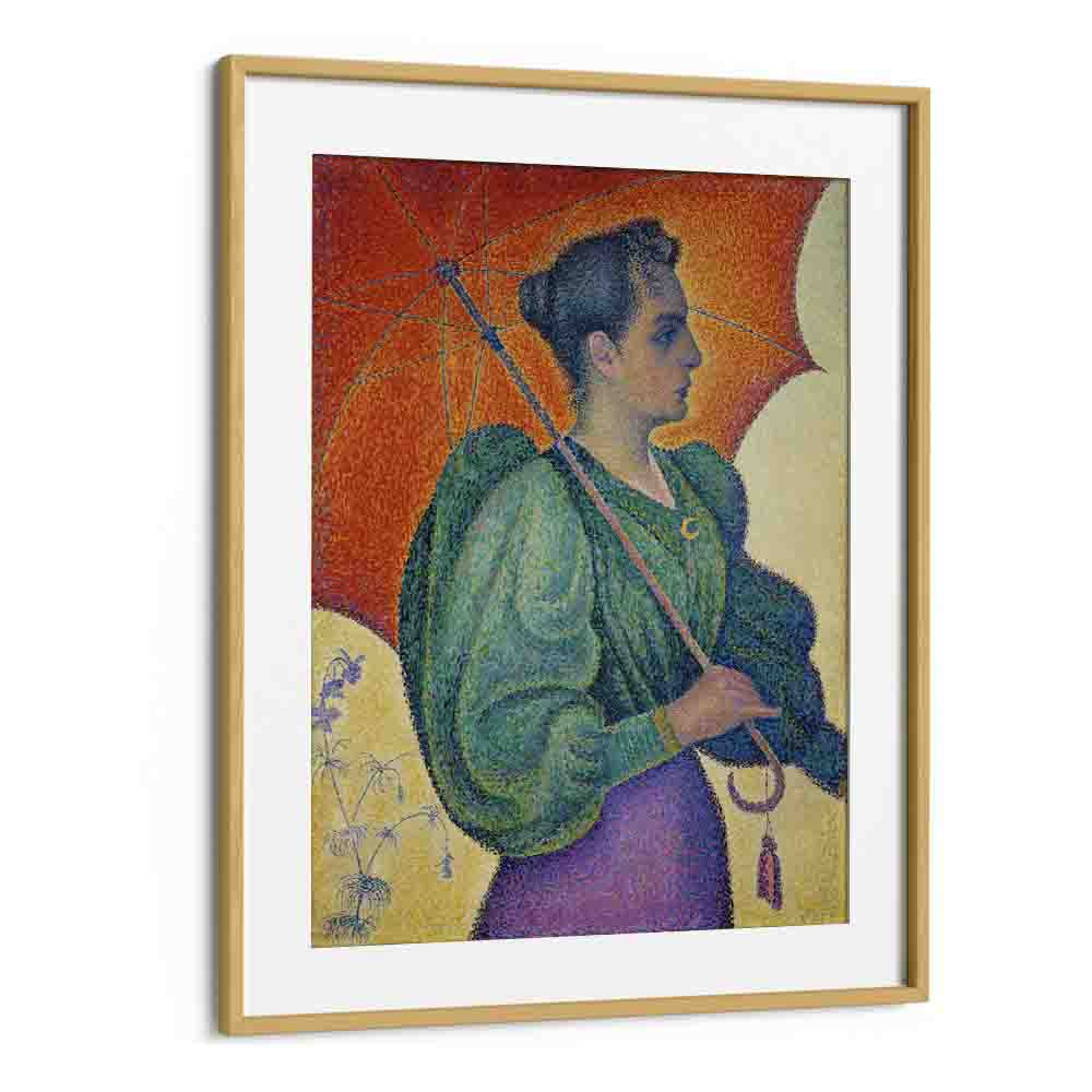 comic painting - FEMME À L'OMBRELLE (1893) by Asianmonk