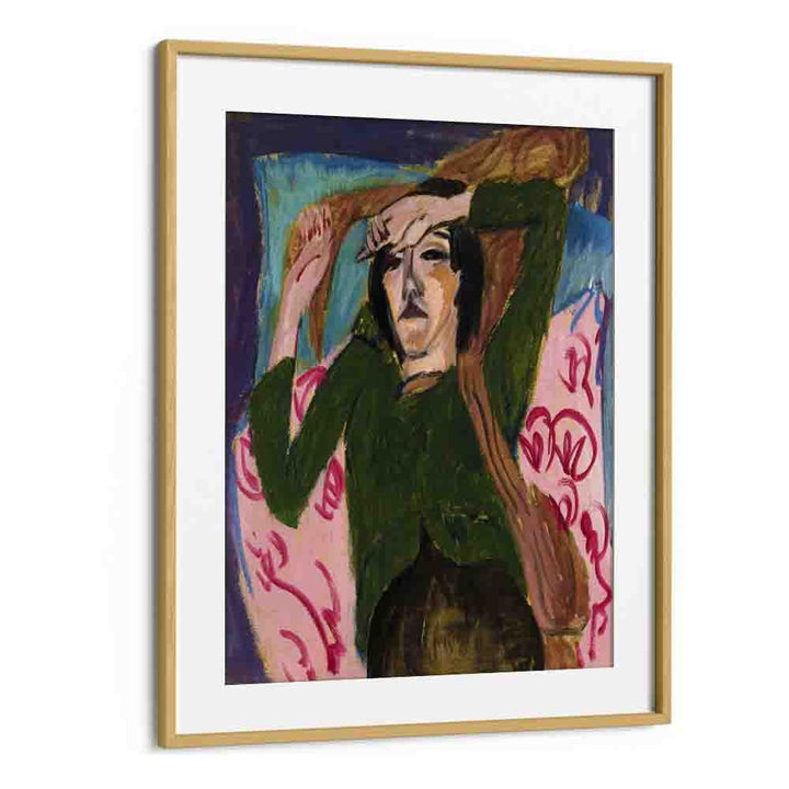 ERNST LUDWIG KIRCHNER'S WOMAN IN THE GREEN BLOUSE (CA. 1912–1913)