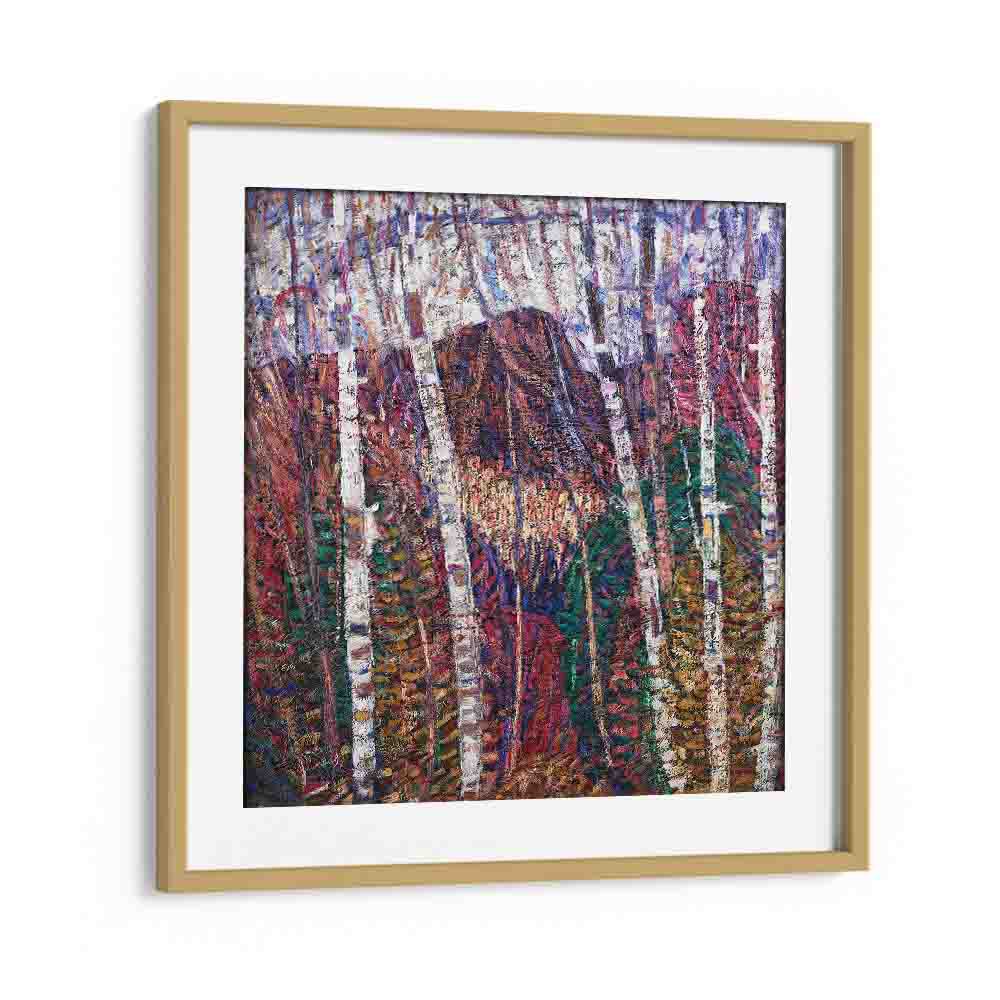 pop art painting - WHITE BIRCHES (CA. 1908) by Asianmonk