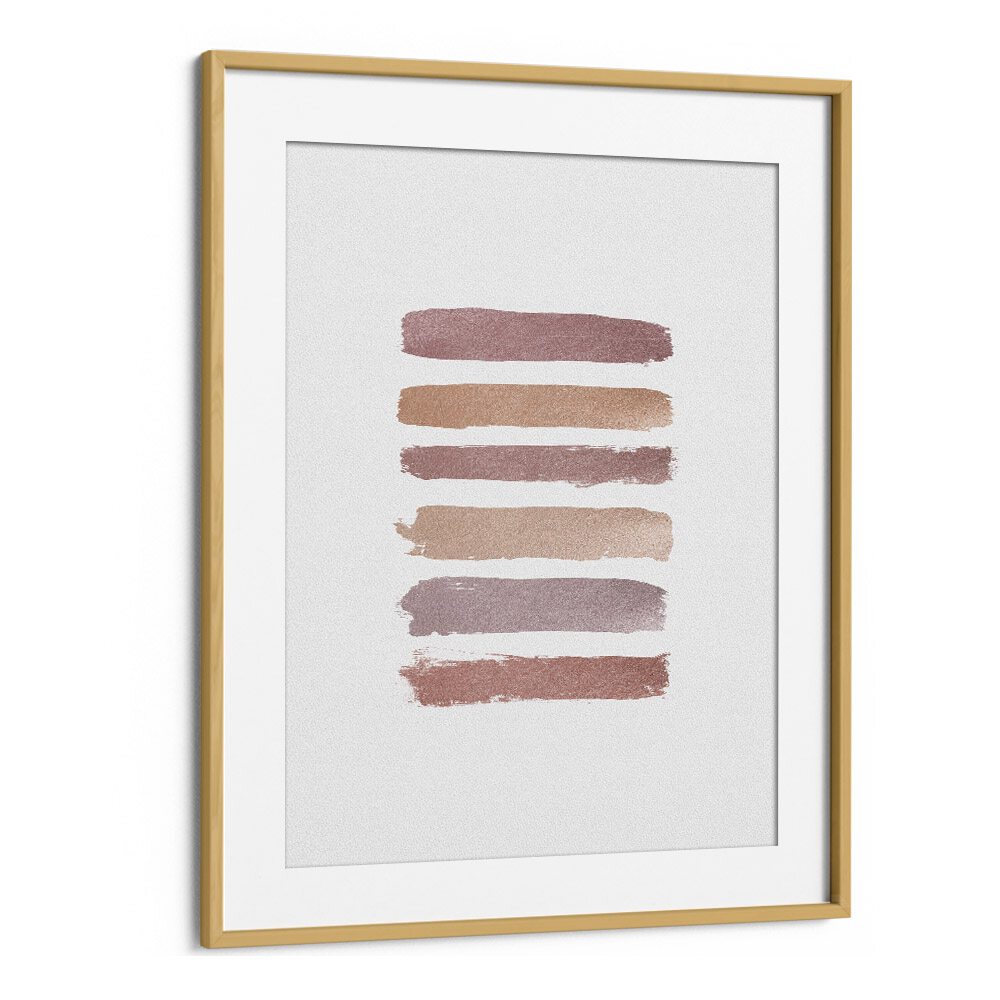 ABSTRACT painting - DUSTY ROSE STRIPES by Asianmonk