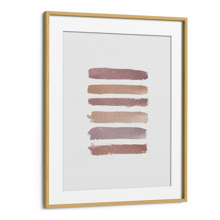 ABSTRACT painting - DUSTY ROSE STRIPES by Asianmonk