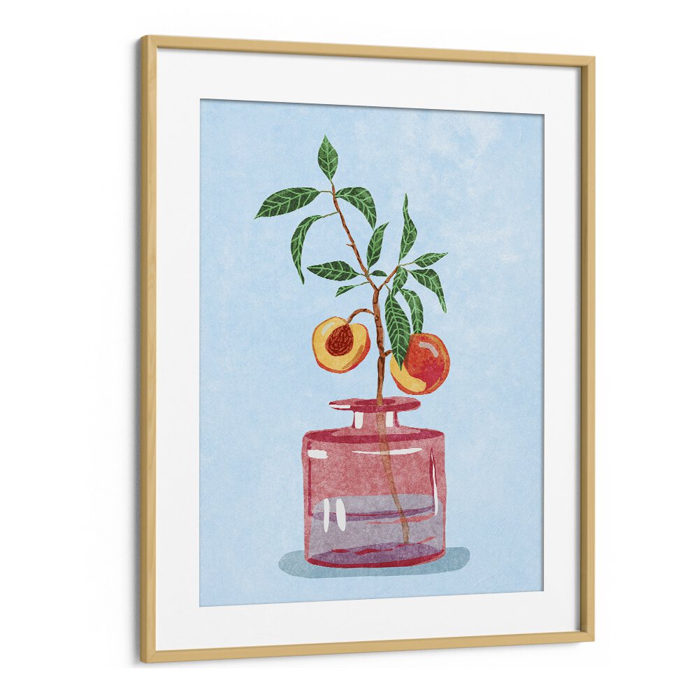 PEACH TREE IN VASE