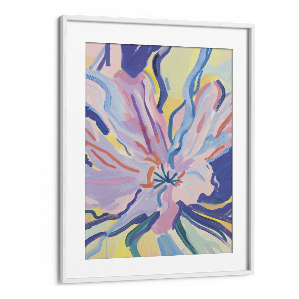 oasis overflows electric wall art prints in White Frame With Mount