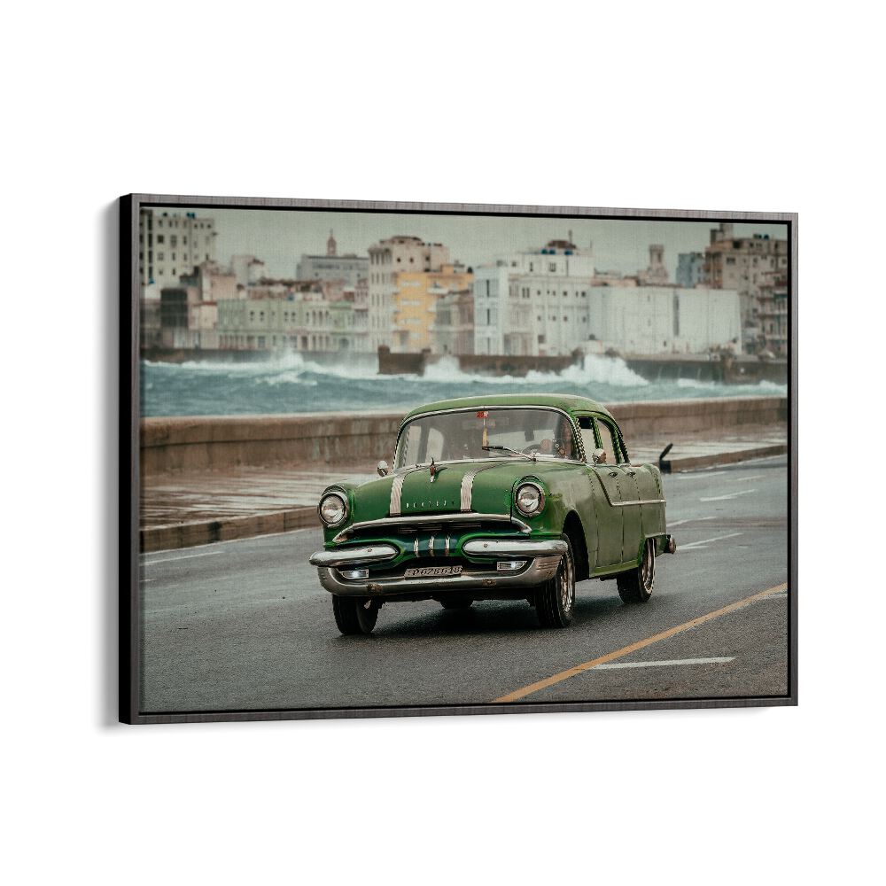 old car car poster in Black Floater Frame