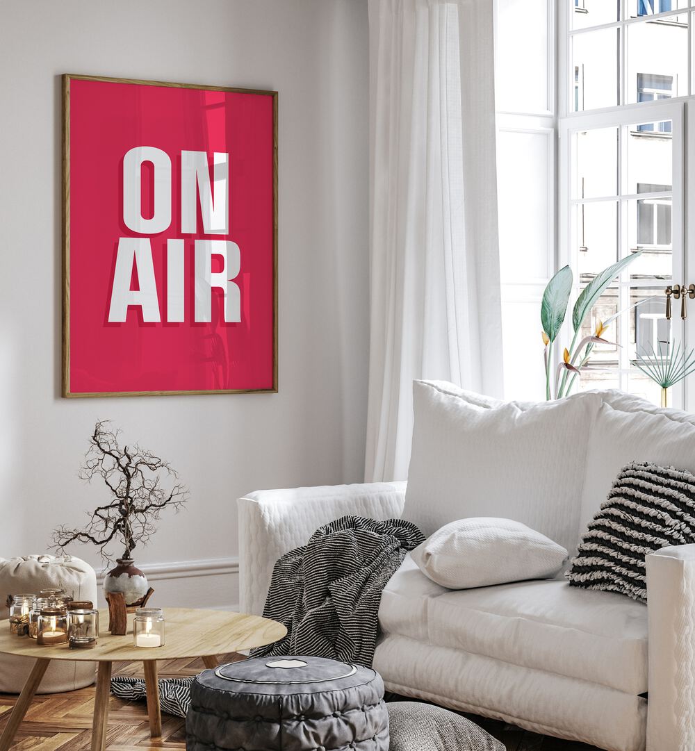 on air by frankie kerr dineen quotes posters wall art prints Artwork II placed on a wall