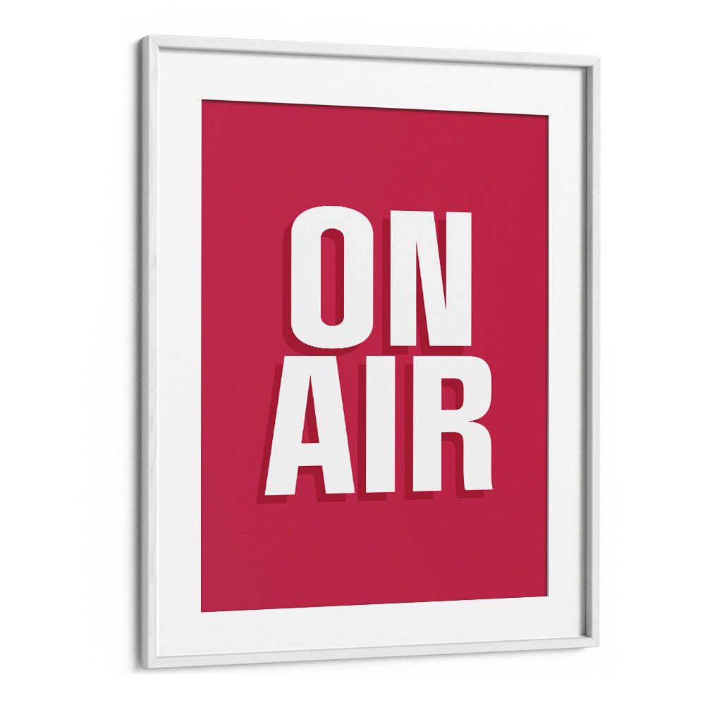 on air by frankie kerr dineen quotes posters wall art prints in White Frame With Mount