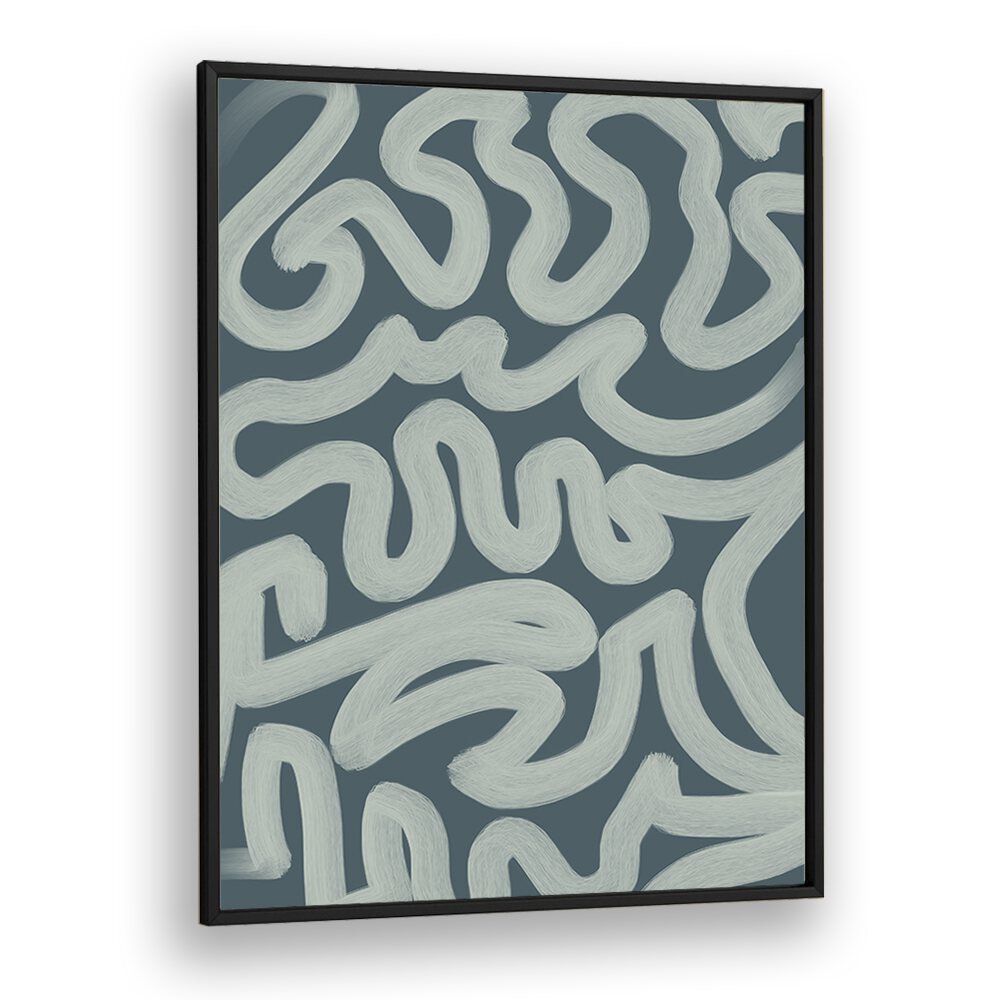 ornare by yopie studio abstract art paintings in Black Plain Frame