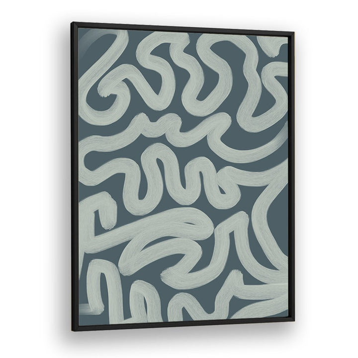 ornare by yopie studio abstract art paintings in Black Plain Frame