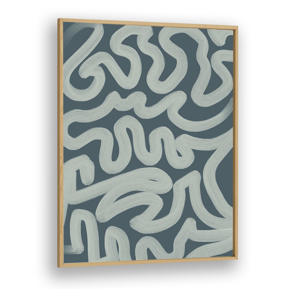 ornare by yopie studio abstract art paintings in Oak Wood Plain Frame