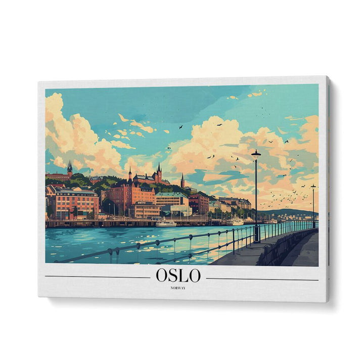 oslo-norway II travel posters in Gallery Wrap