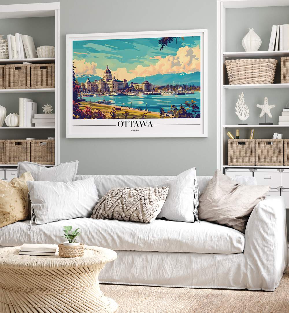 ottawa-canada II travel posters Artwork I placed on a Wall 