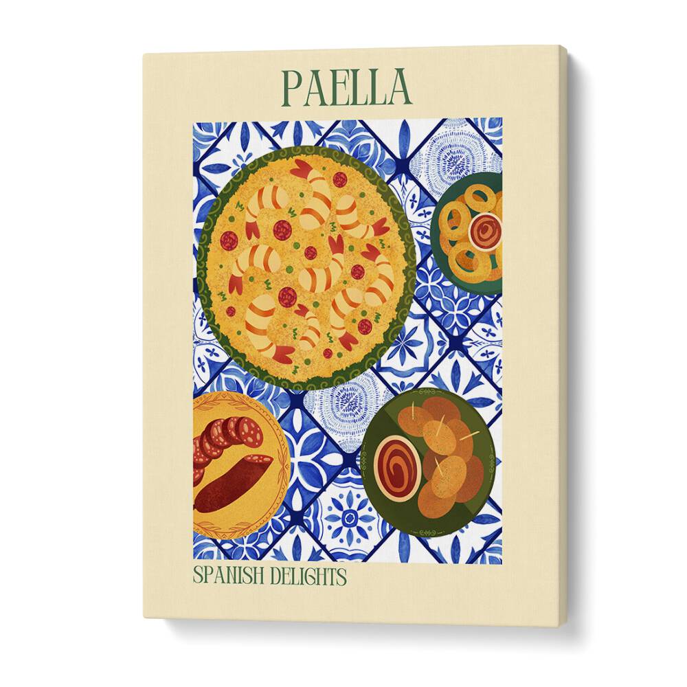 paella ii kitchen posters kitchen art prints in Gallery Wrap