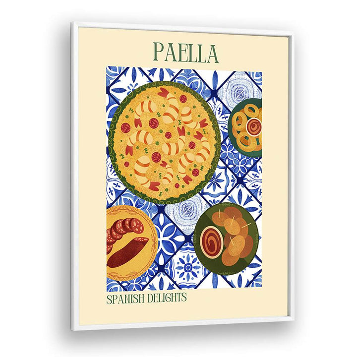 paella ii kitchen posters kitchen art prints in White Plain Frame