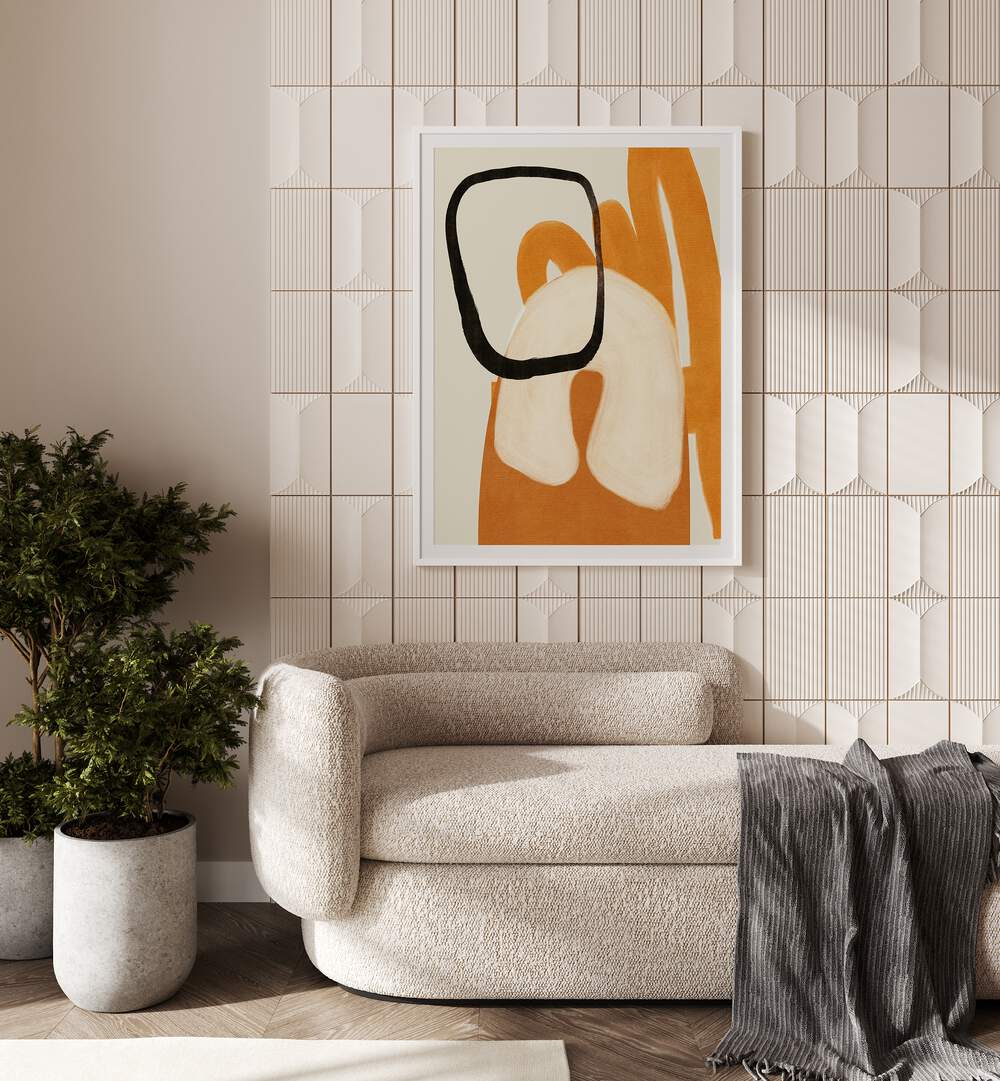 painted lines desatur ii kopie by ana rut bre abstract art abstract paintings Artwork II placed on a wall