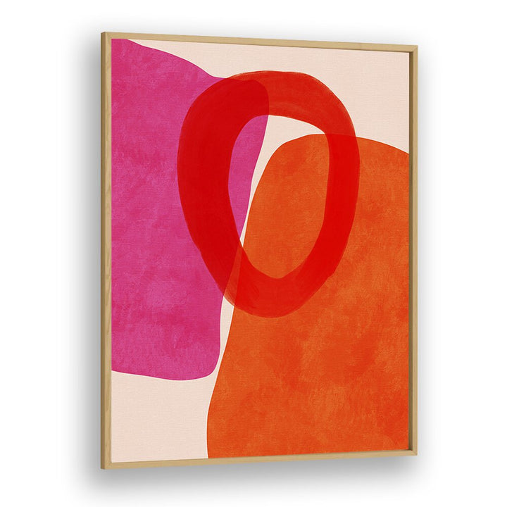 painted lines v kopie by ana rut bre abstract art abstract paintings in Oak Wood Plain Frame