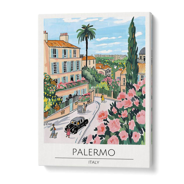 palemro-italy travel posters in Gallery Wrap