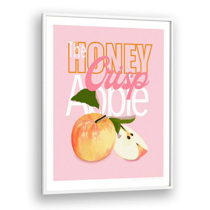 pandc honey crisp apple kitchen posters in White Plain Frame