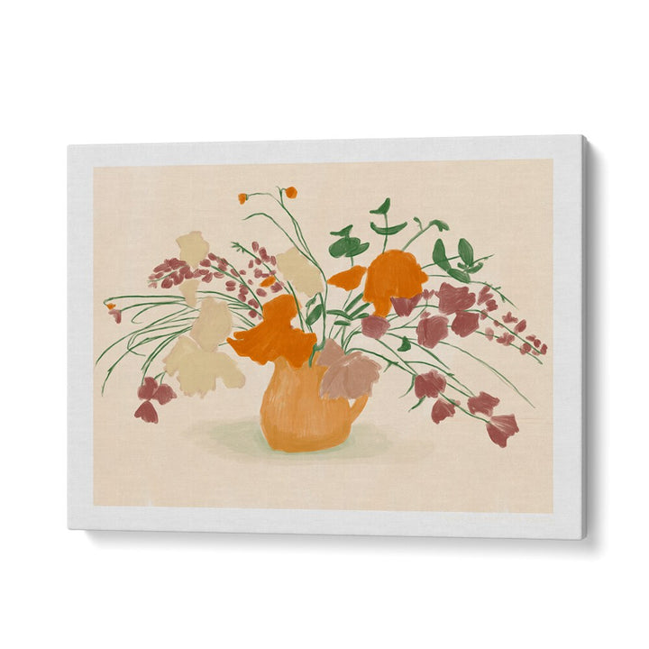 pandcwarm blooms  botanical flower paintings in Gallery Wrap