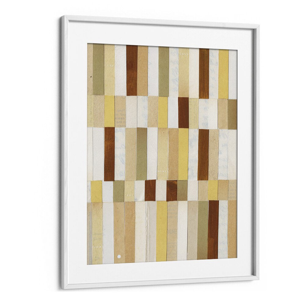 paper fortress by alisa galitsyna geometric art prints geometric paintings in White Frame With Mount