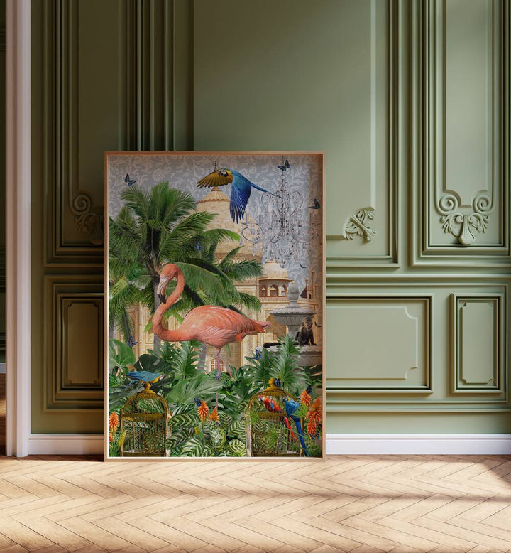 paradise by sue skellern wall art prints Artwork I placed on a wall