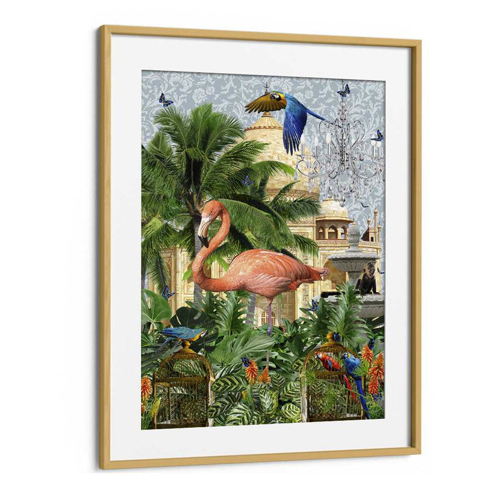 paradise by sue skellern wall art prints in Oak Wood Frame With MountMount