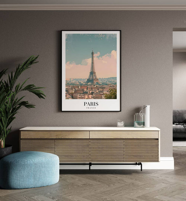 paris-france II travel posters Artwork I placed on a Wall 