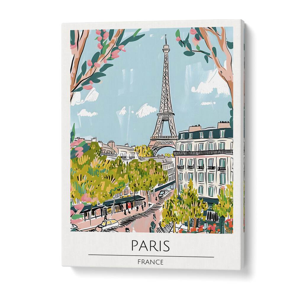 paris-france travel posters in Gallery Wrap